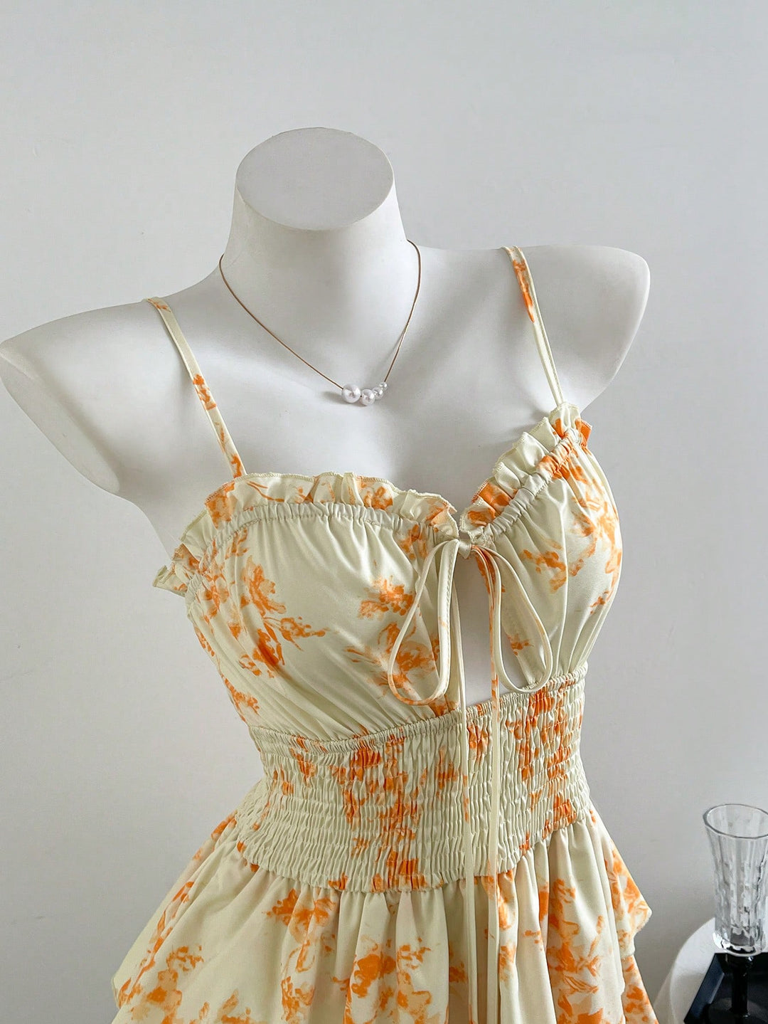 Rochie mini SHEIN, galben