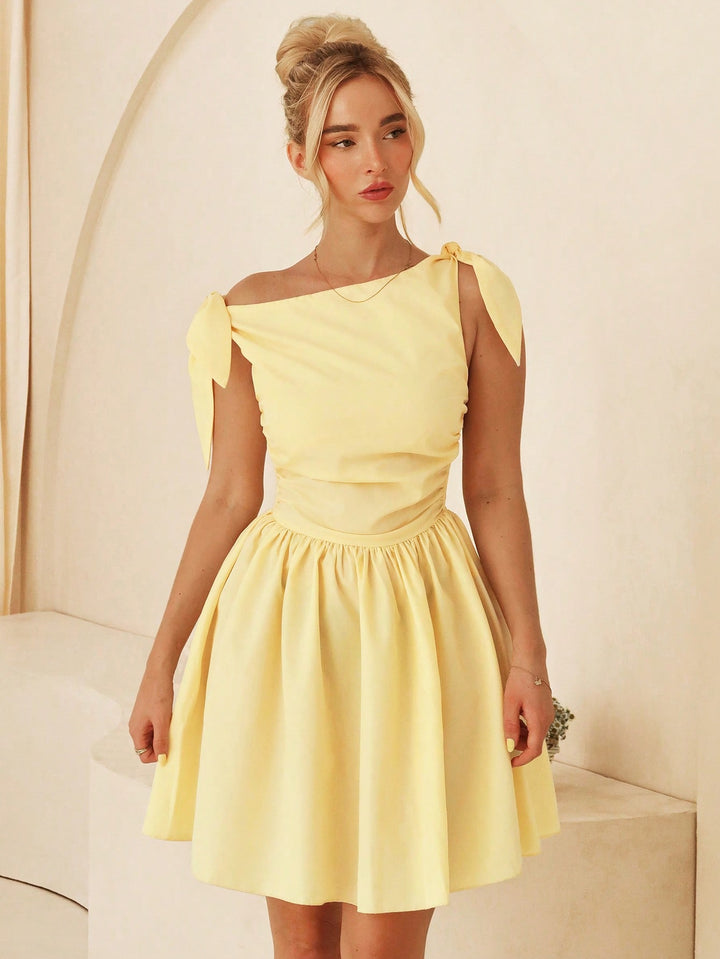 Rochie mini SHEIN, galben