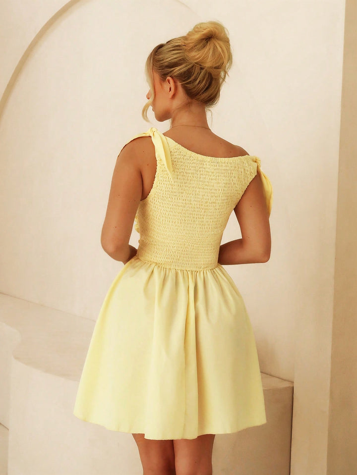 Rochie mini SHEIN, galben