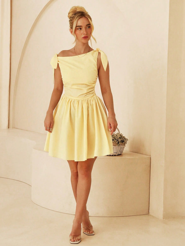 Rochie mini SHEIN, galben