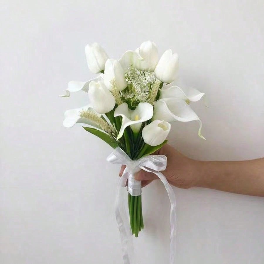 Floari artificiale SHEIN, mix culori
