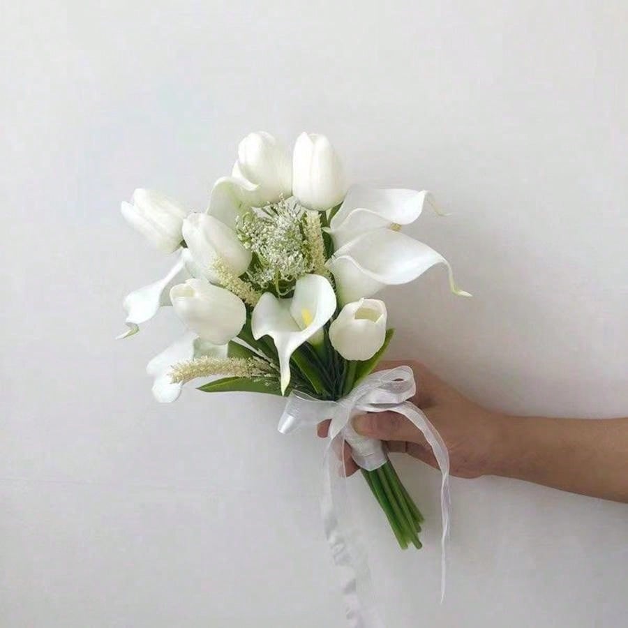 Floari artificiale SHEIN, mix culori