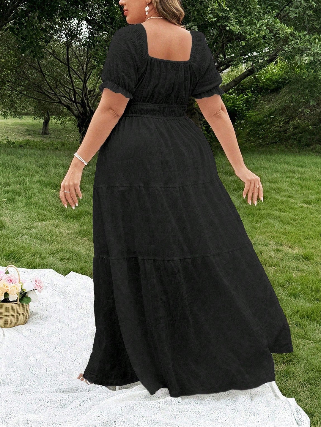 Rochie maxi SHEIN, negru