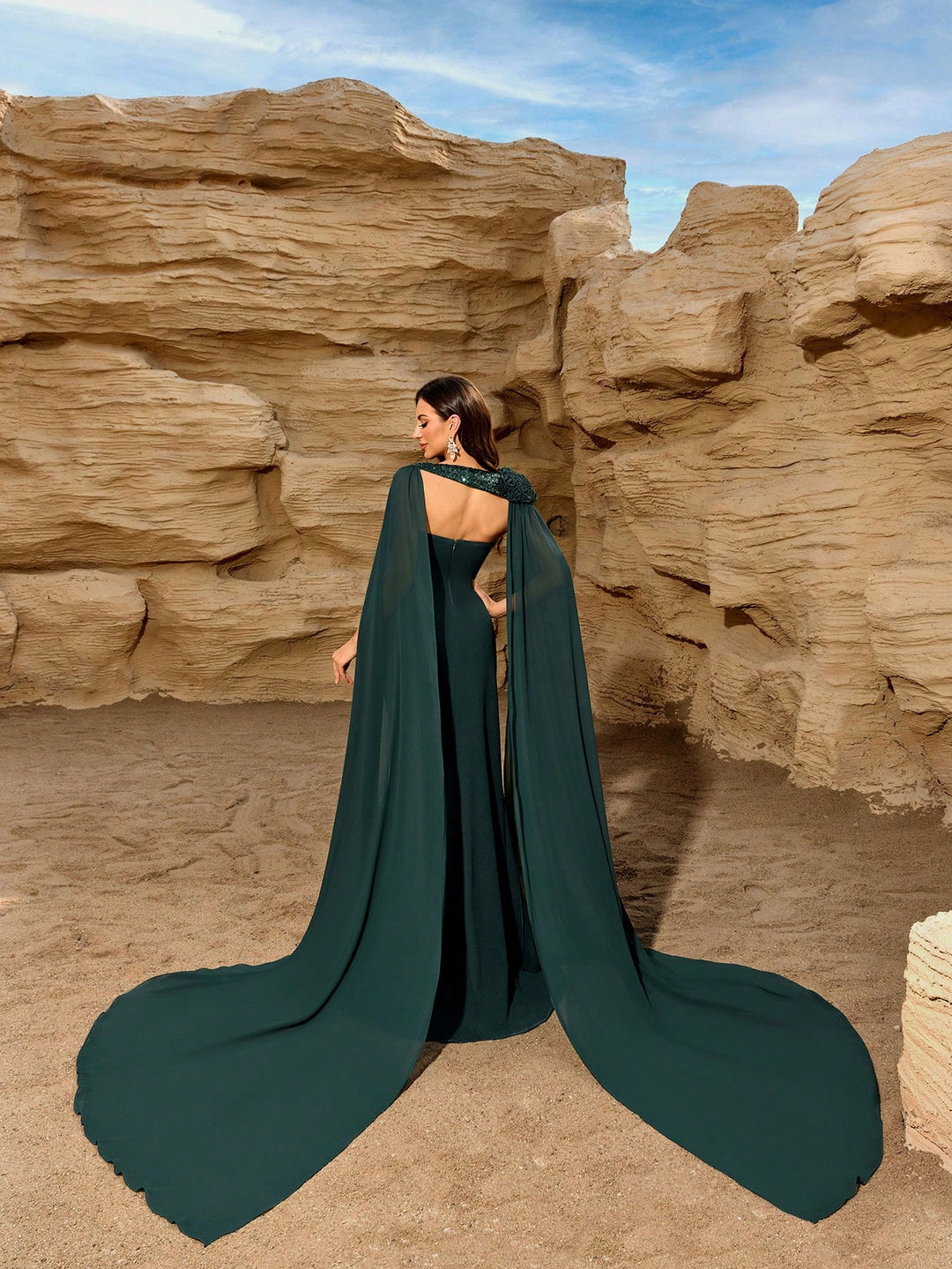 Rochie SHEIN, verde