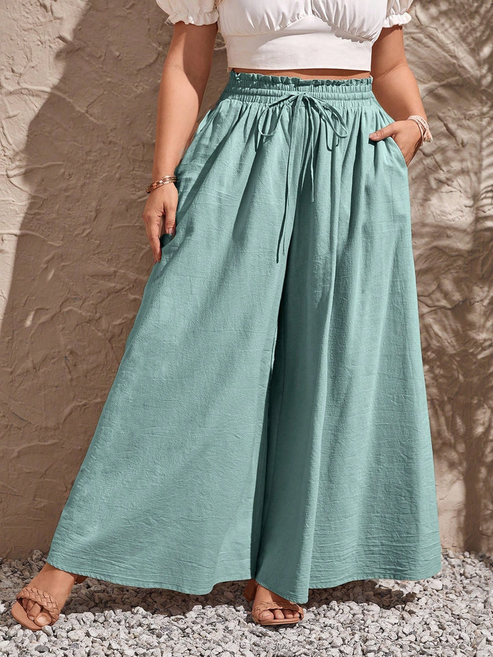Shein Curve nadrágszoknya, türkiz