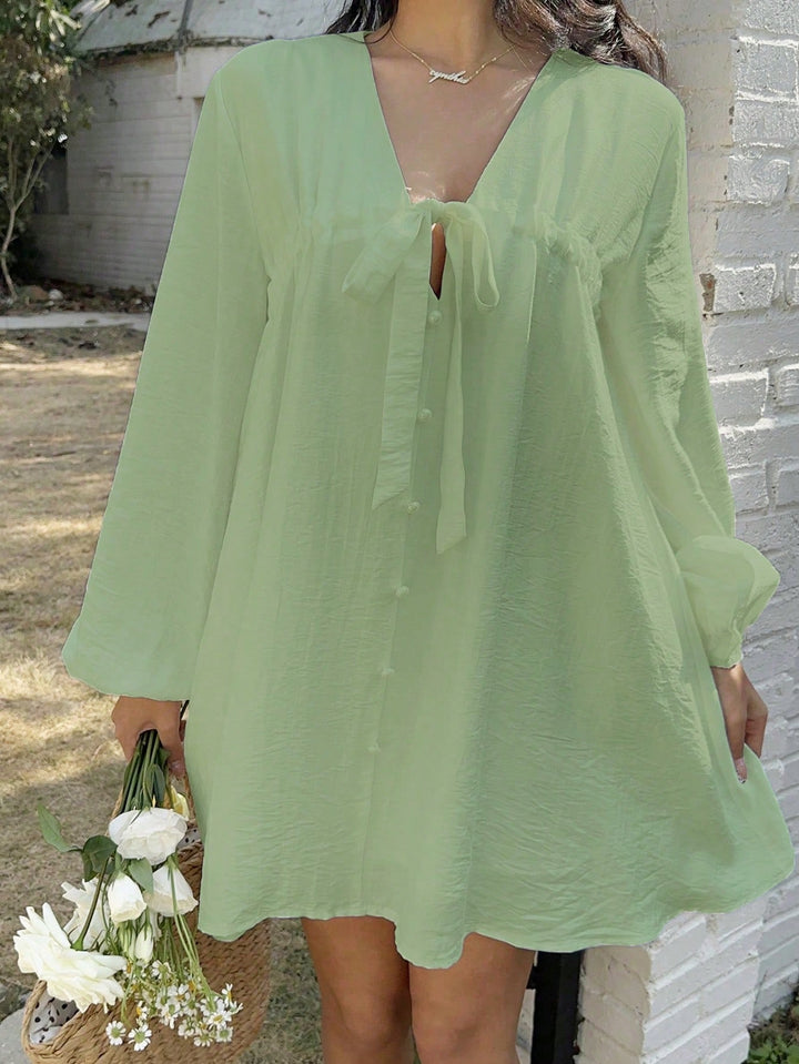 Rochie scurtă SHEIN, verde