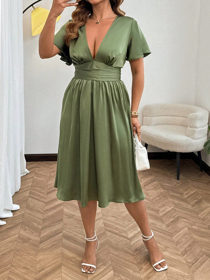 Rochie SHEIN, kaki