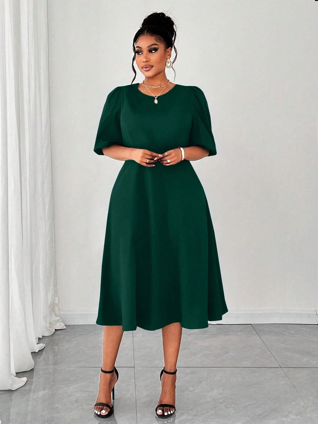 Rochie midi SHEIN, verde