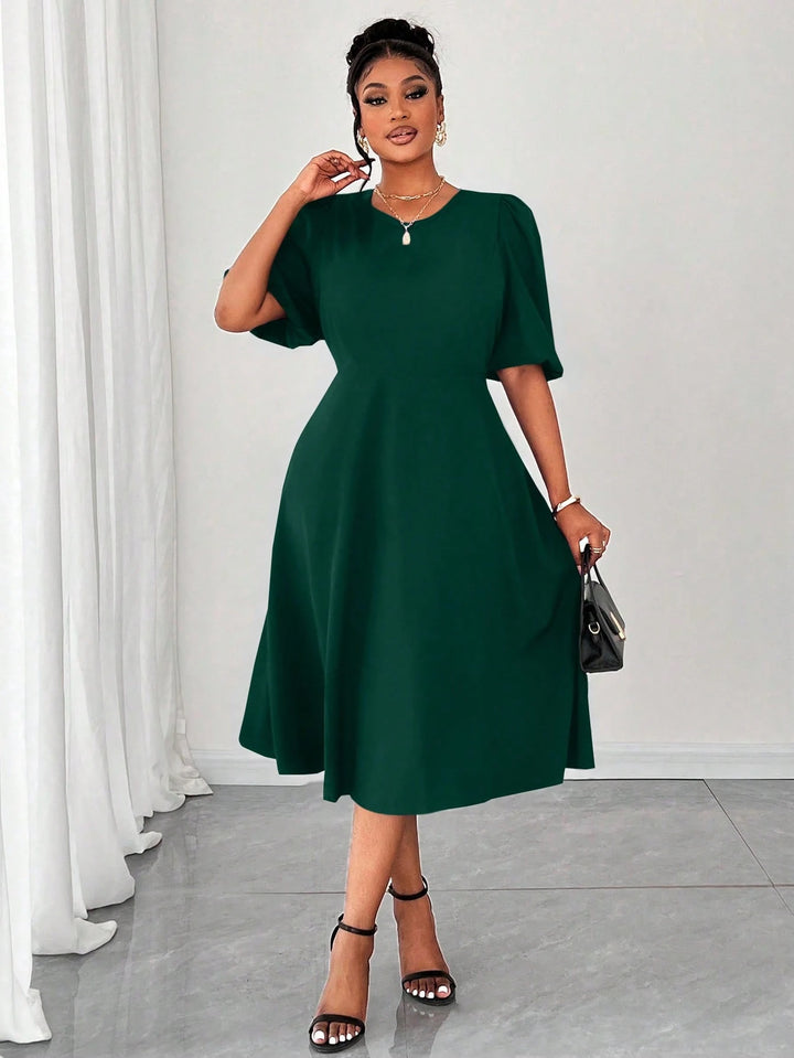 Rochie midi SHEIN, verde