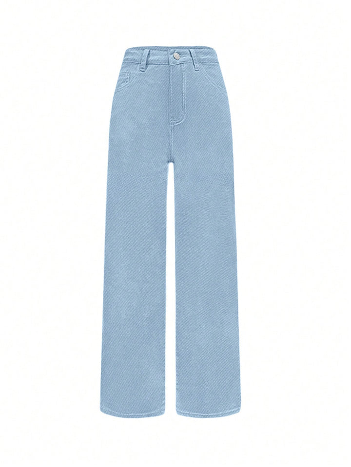 Pantaloni SHEIN, albastru