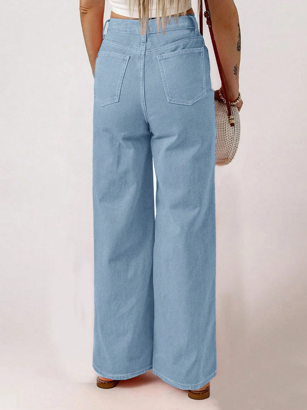 Pantaloni SHEIN, albastru