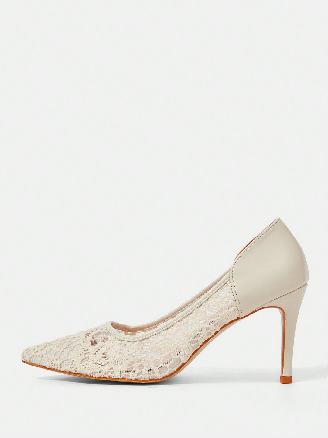 Pantofi cu toc SHEIN, bej