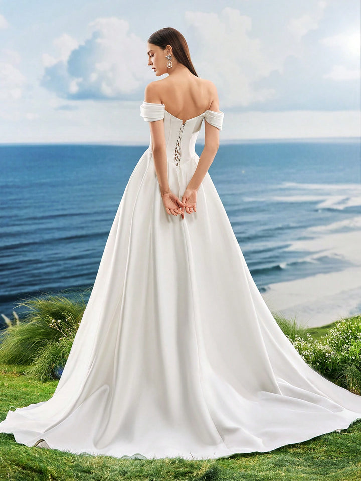 Rochie de ocazie și bridal SHEIN, alb