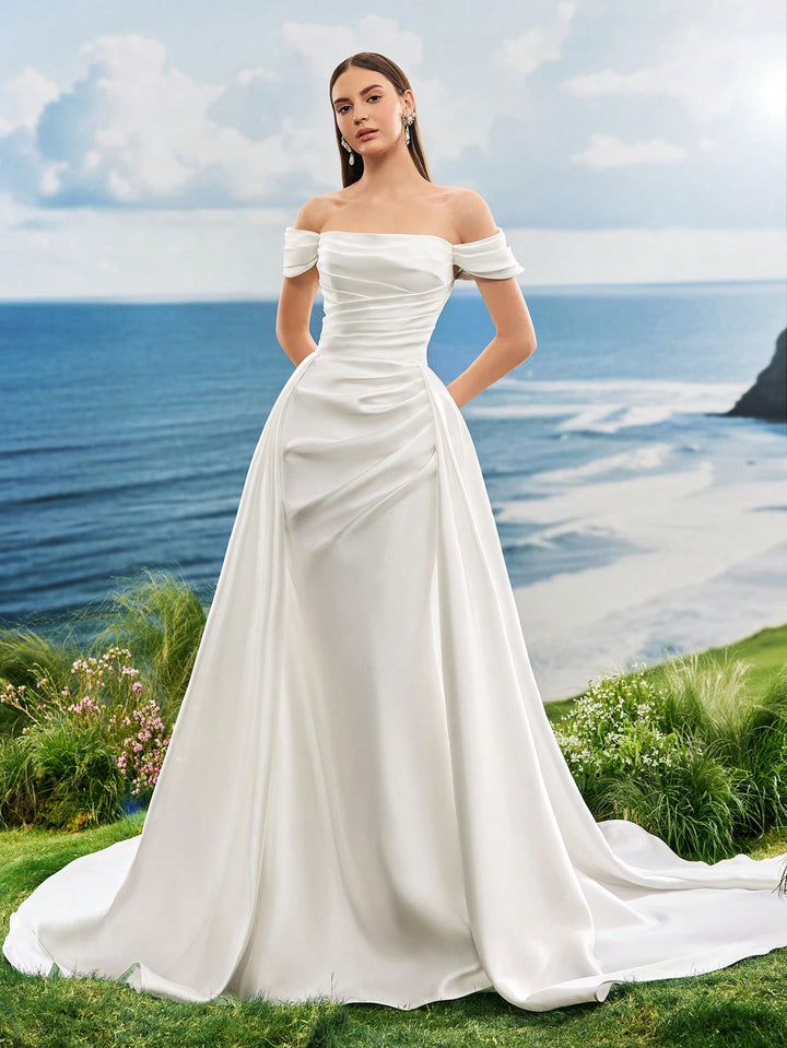 Rochie de ocazie și bridal SHEIN, alb
