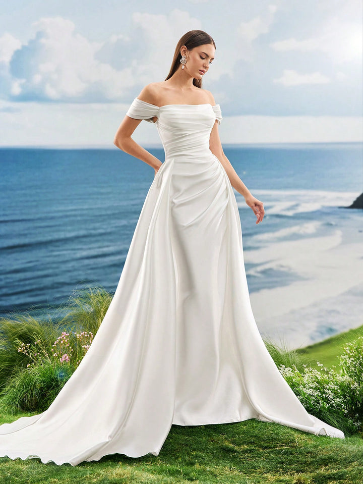 Rochie de ocazie și bridal SHEIN, alb