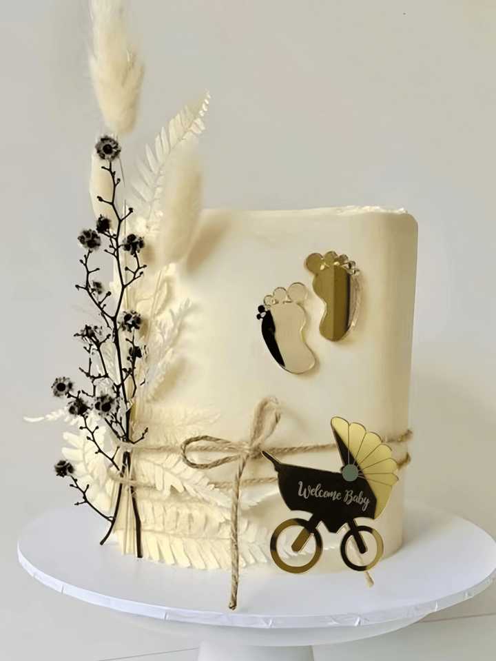 Ornament pentru tort SHEIN, mix culori