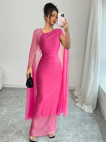 Rochie de ocazie SHEIN, roz