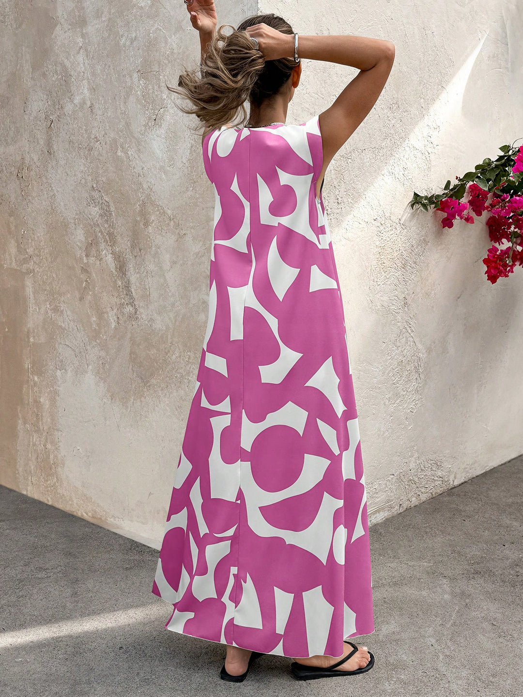 Rochie maxi SHEIN, mix culori