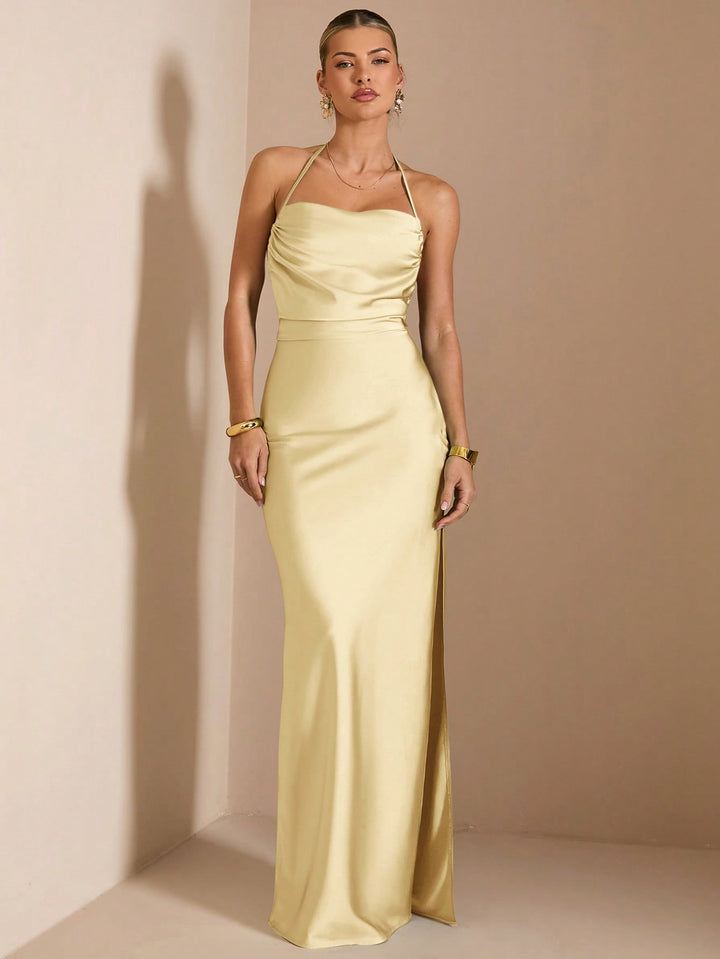 Rochie maxi SHEIN, galben