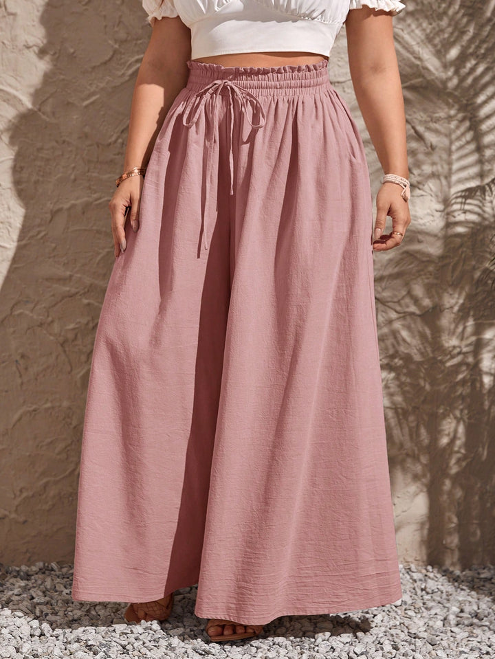 Pantaloni SHEIN, roz