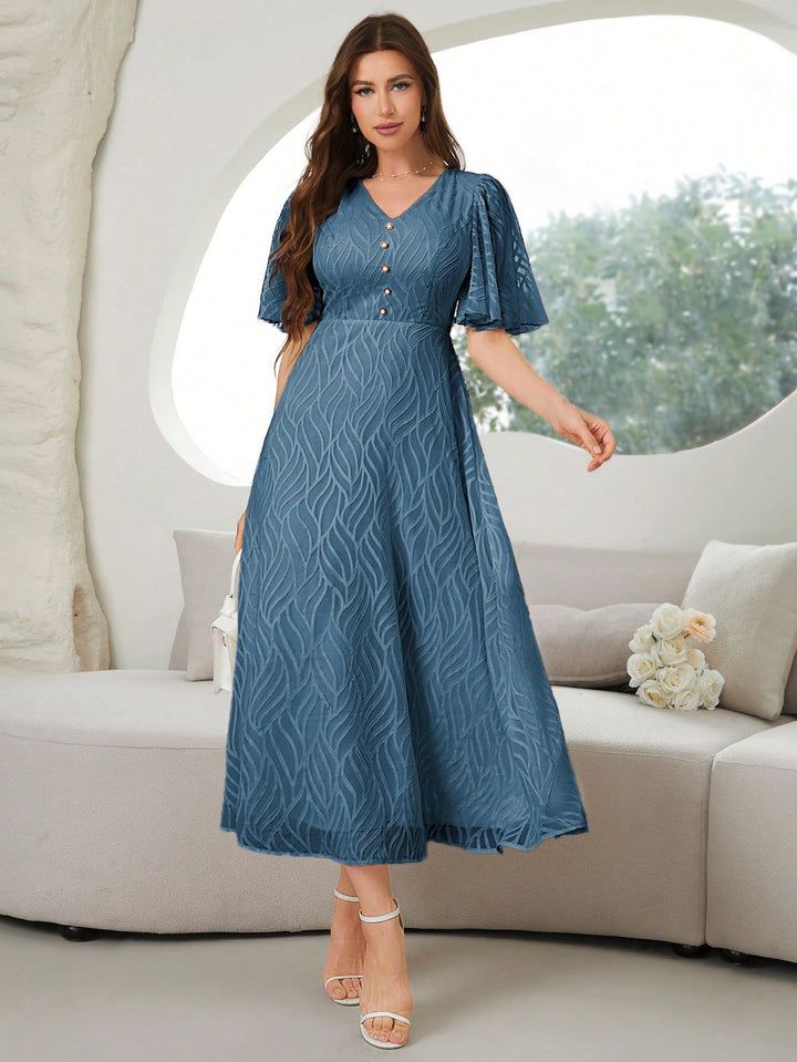 Rochie maxi SHEIN, albastru