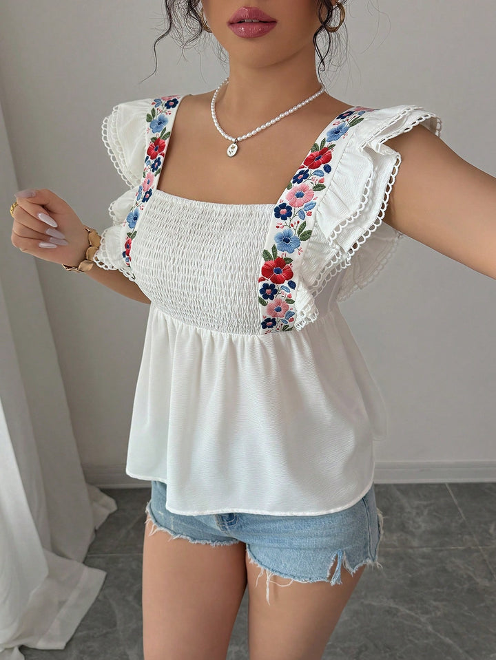 SHEIN top, fehér