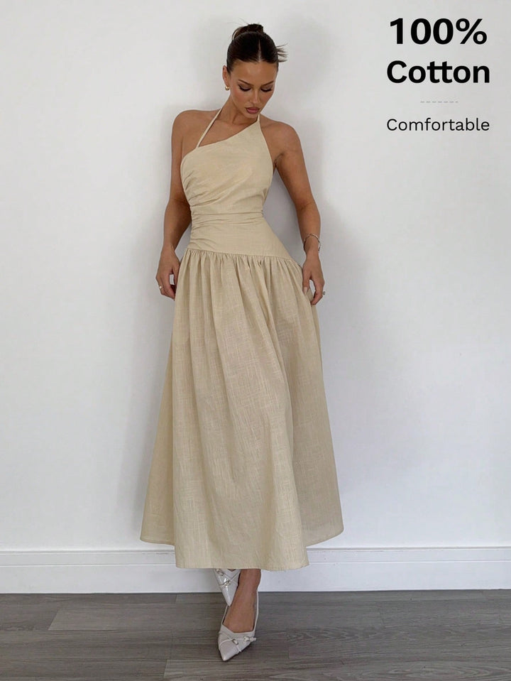 Rochie midi SHEIN, bej