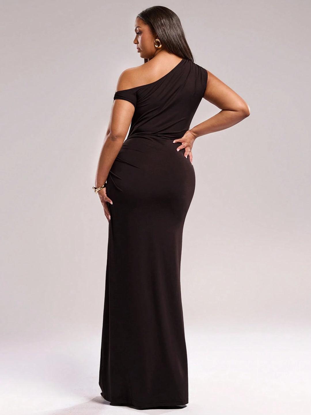 Rochie maxi SHEIN, maro