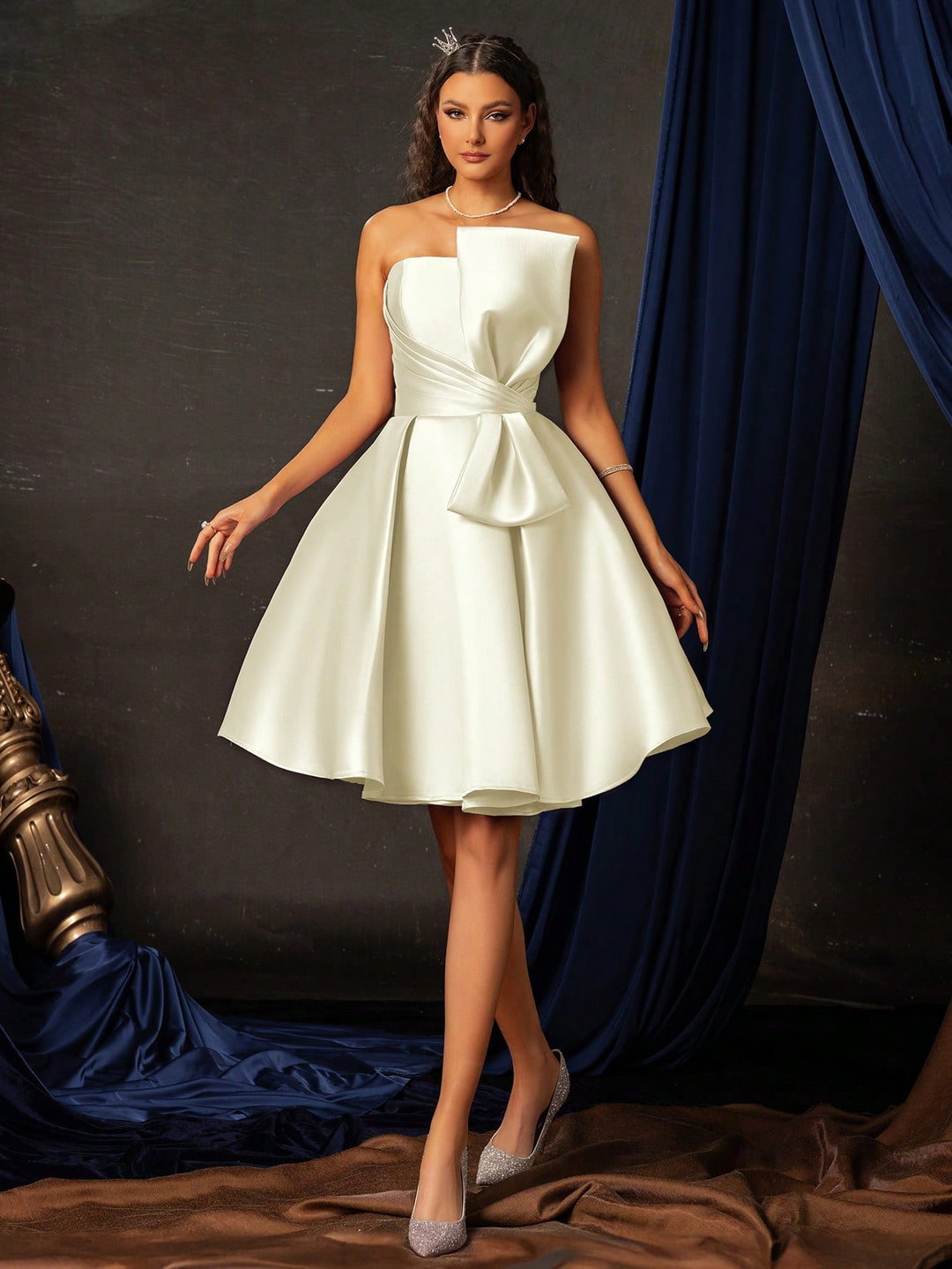 Rochie SHEIN, crem