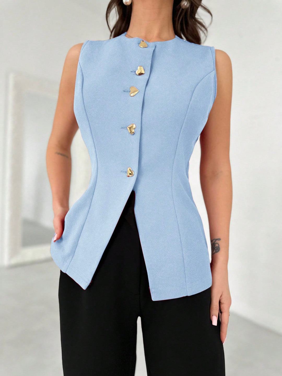 Top SHEIN, albastru
