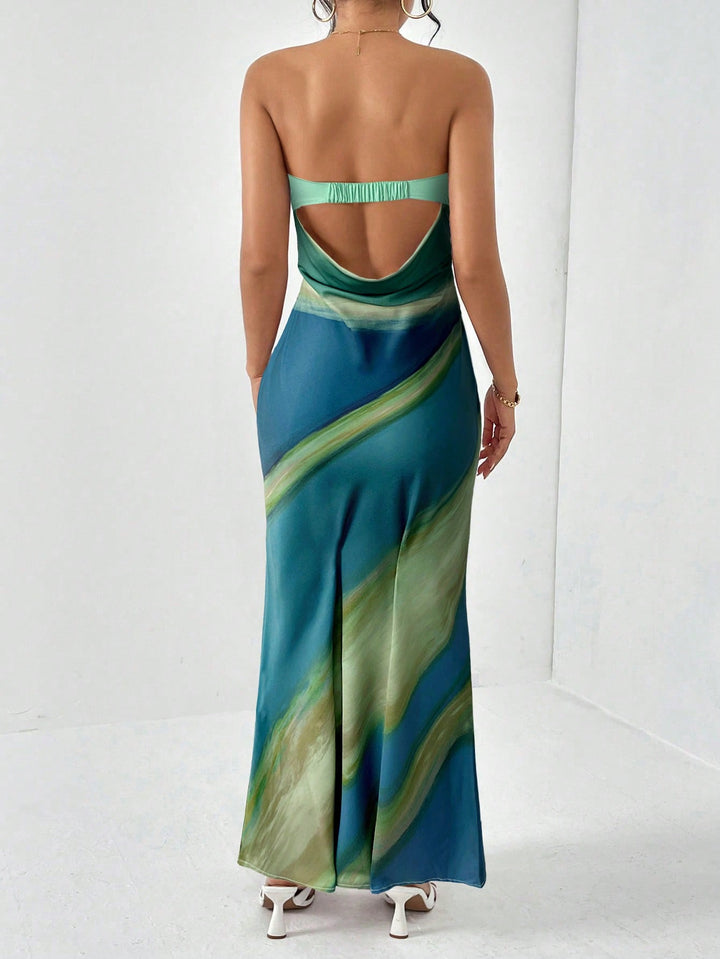 Rochie maxi SHEIN, mix culori