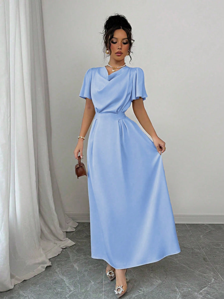 SHEIN maxi ruha, kék