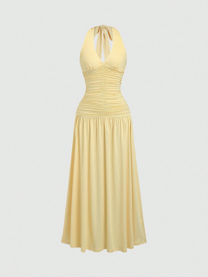 Rochie maxi SHEIN, galben