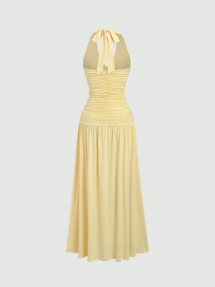 Rochie maxi SHEIN, galben