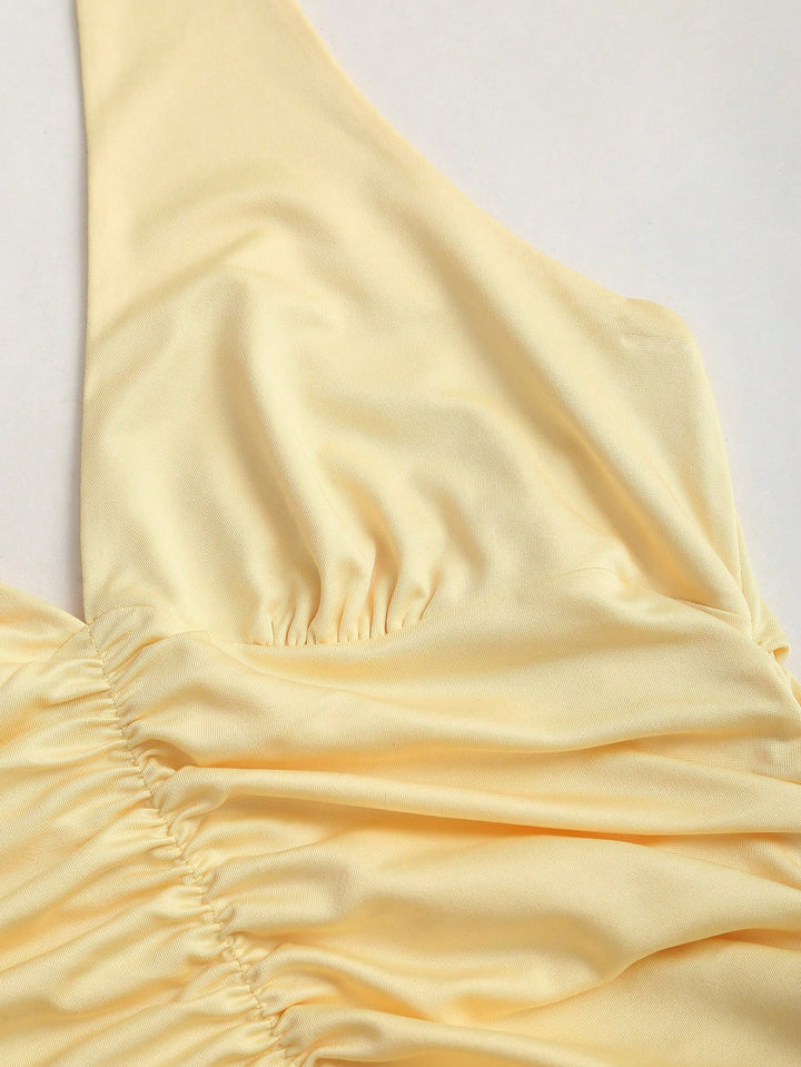 Rochie maxi SHEIN, galben
