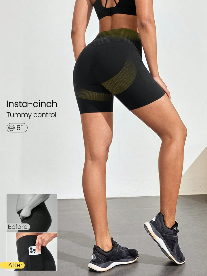 Pantaloni scurți SHEIN, negru