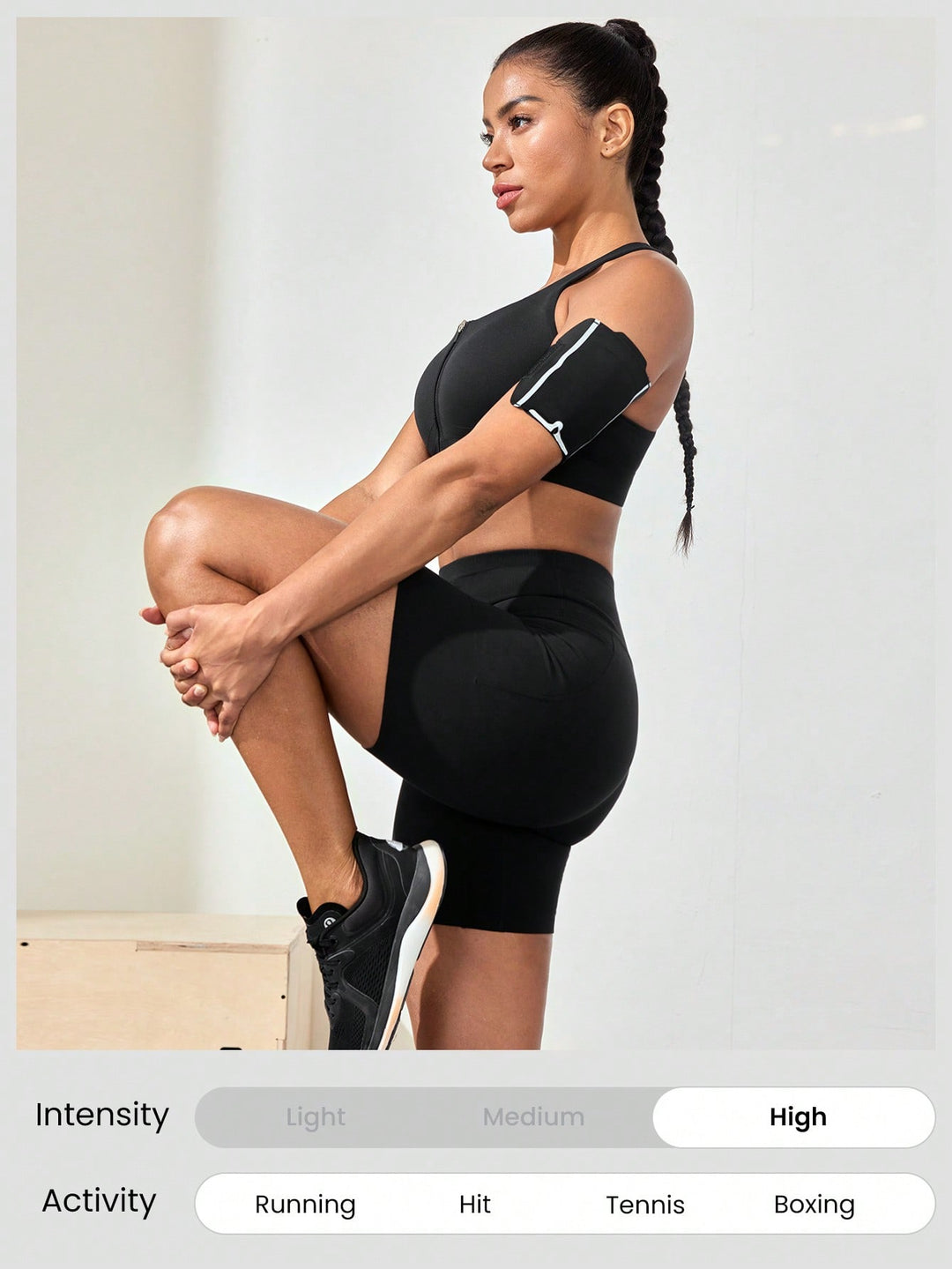 Pantaloni scurți SHEIN, negru