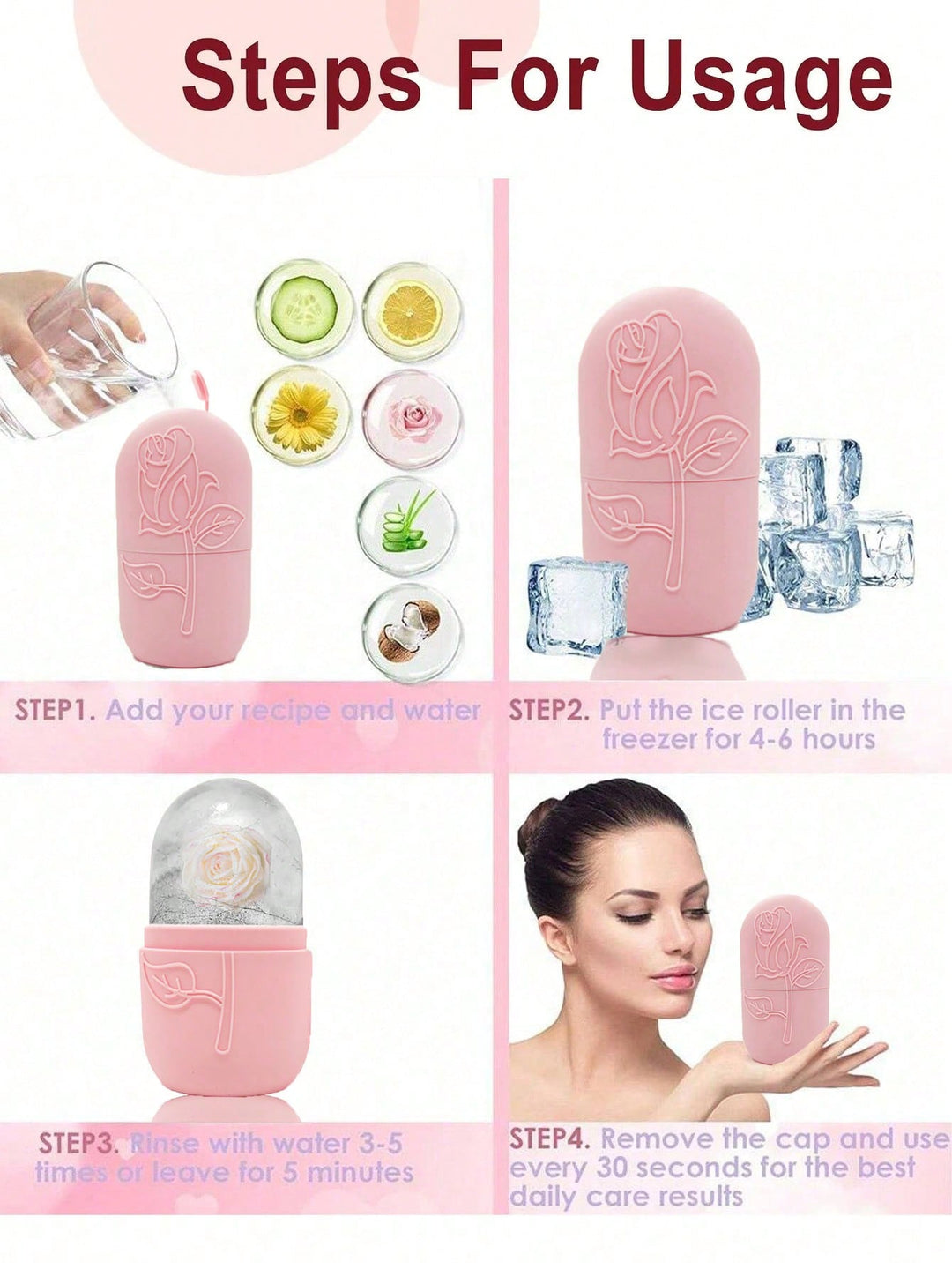 Instrument de masaj facial SHEIN, mix culori