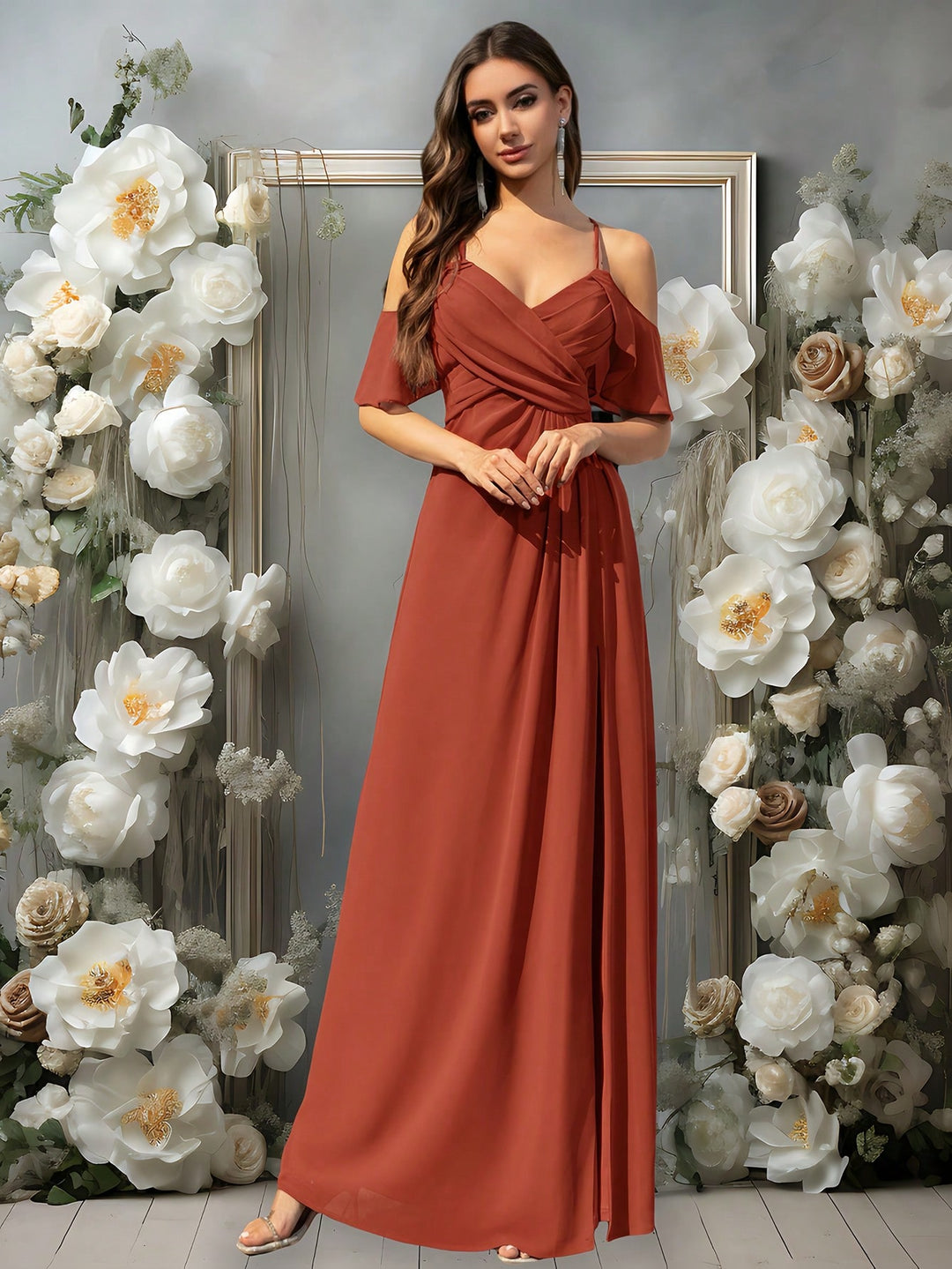 Rochie SHEIN, maro