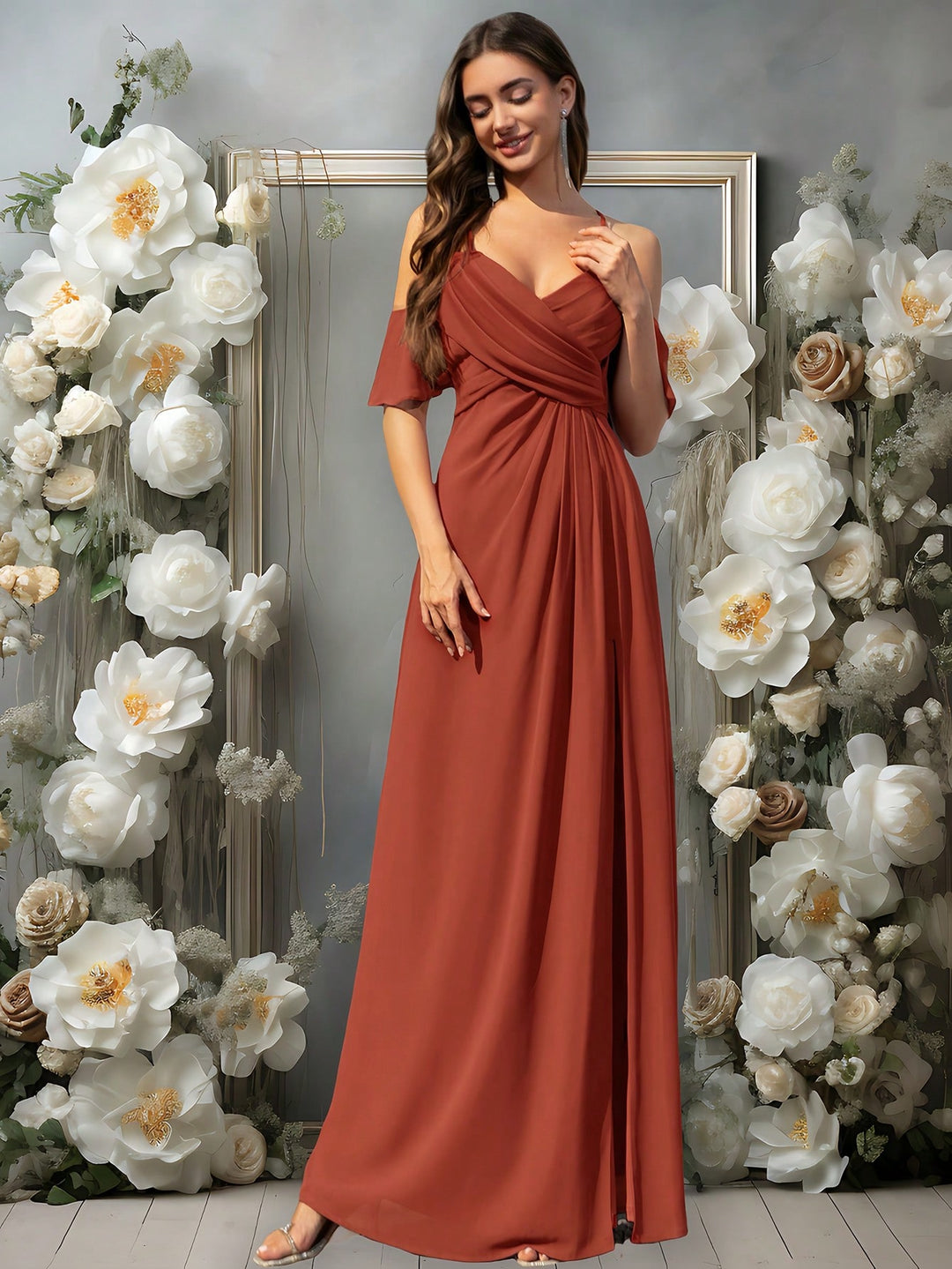 Rochie SHEIN, maro