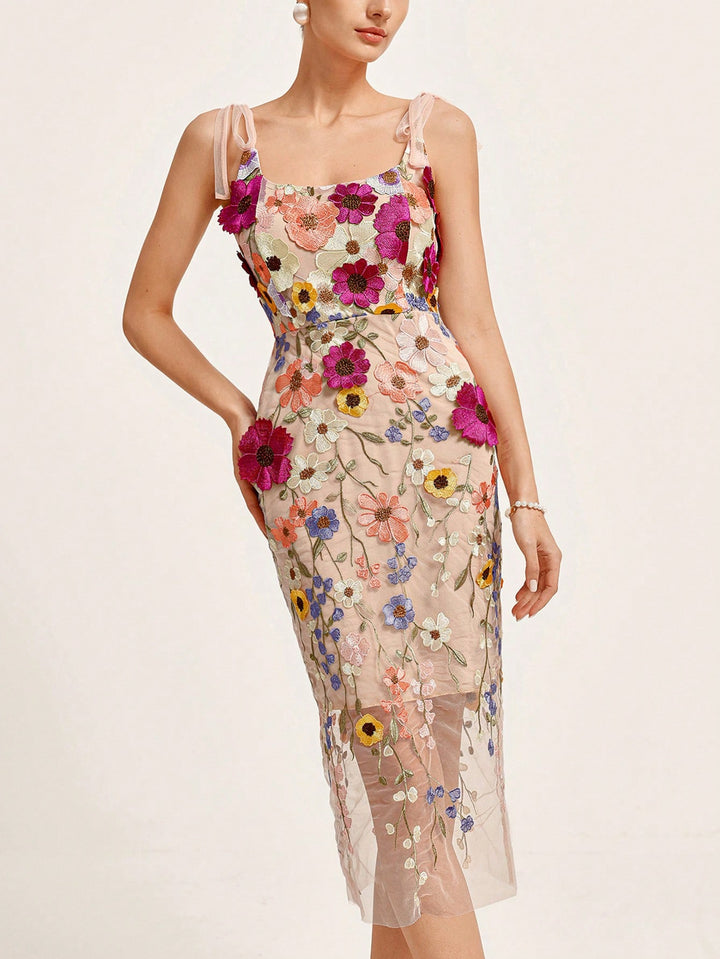 Rochie maxi SHEIN, mix culori