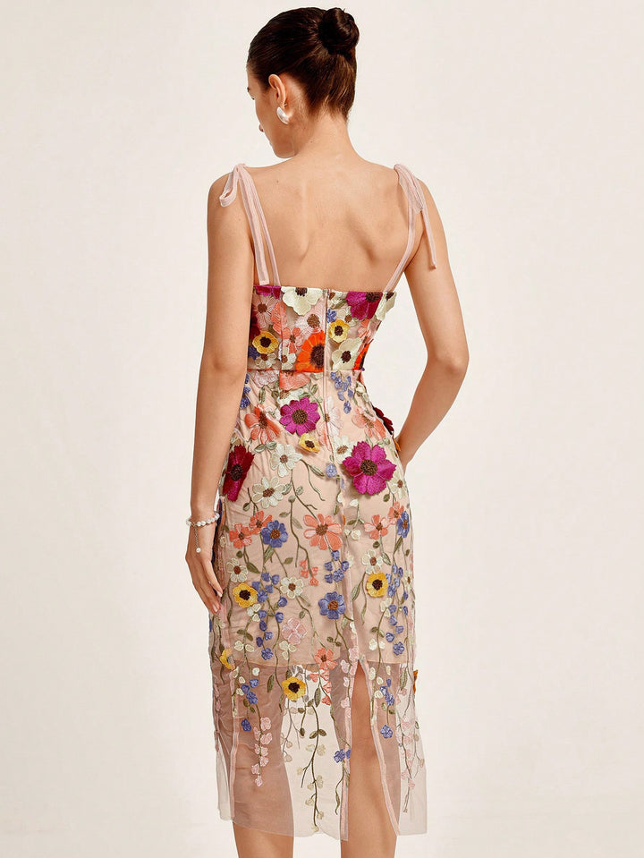 Rochie maxi SHEIN, mix culori