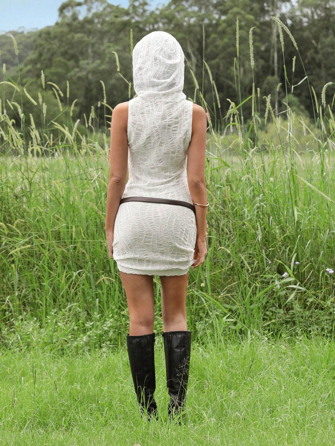 Rochie scurtă SHEIN, alb