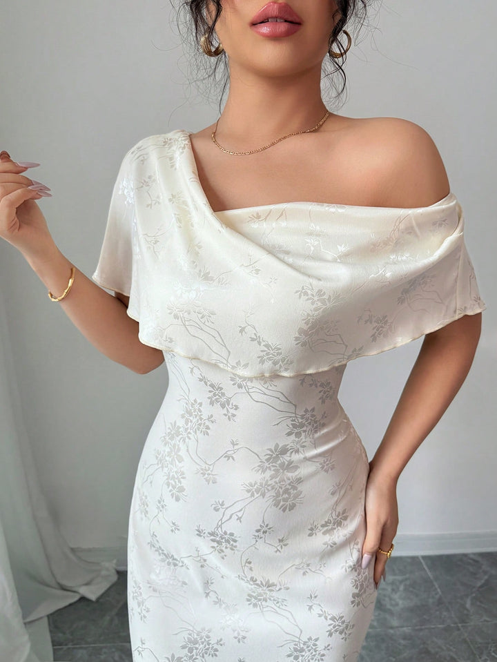 Rochie maxi SHEIN, crem