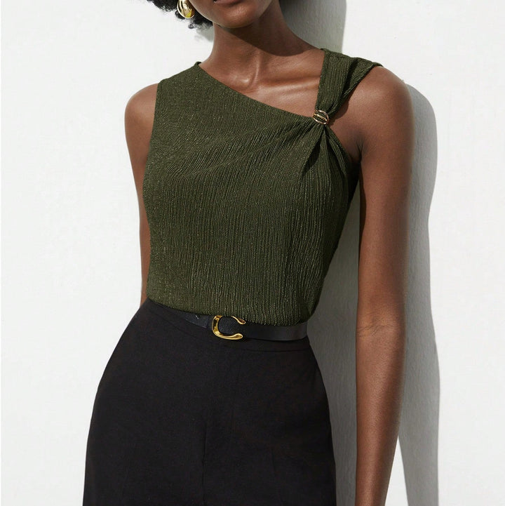 Top SHEIN, verde