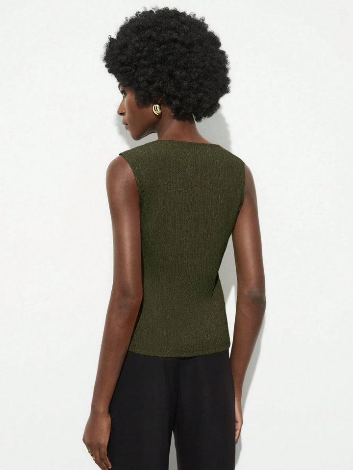 Top SHEIN, verde