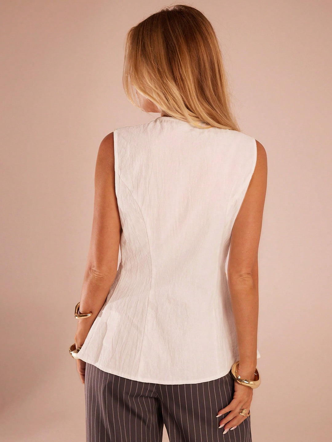 Top SHEIN, alb