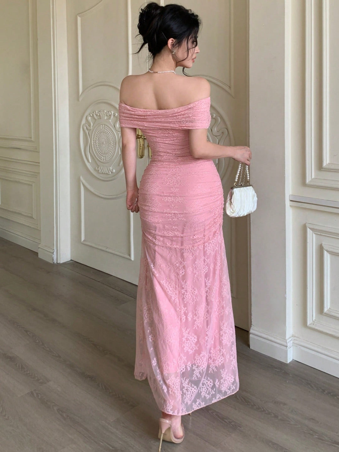 Rochie maxi SHEIN, roz