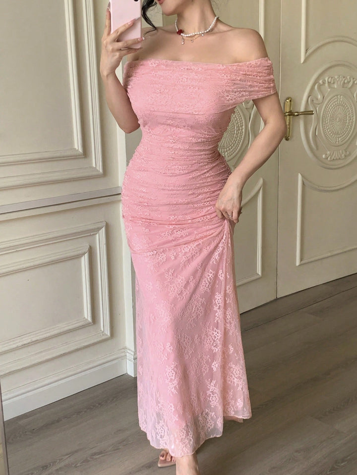 Rochie maxi SHEIN, roz