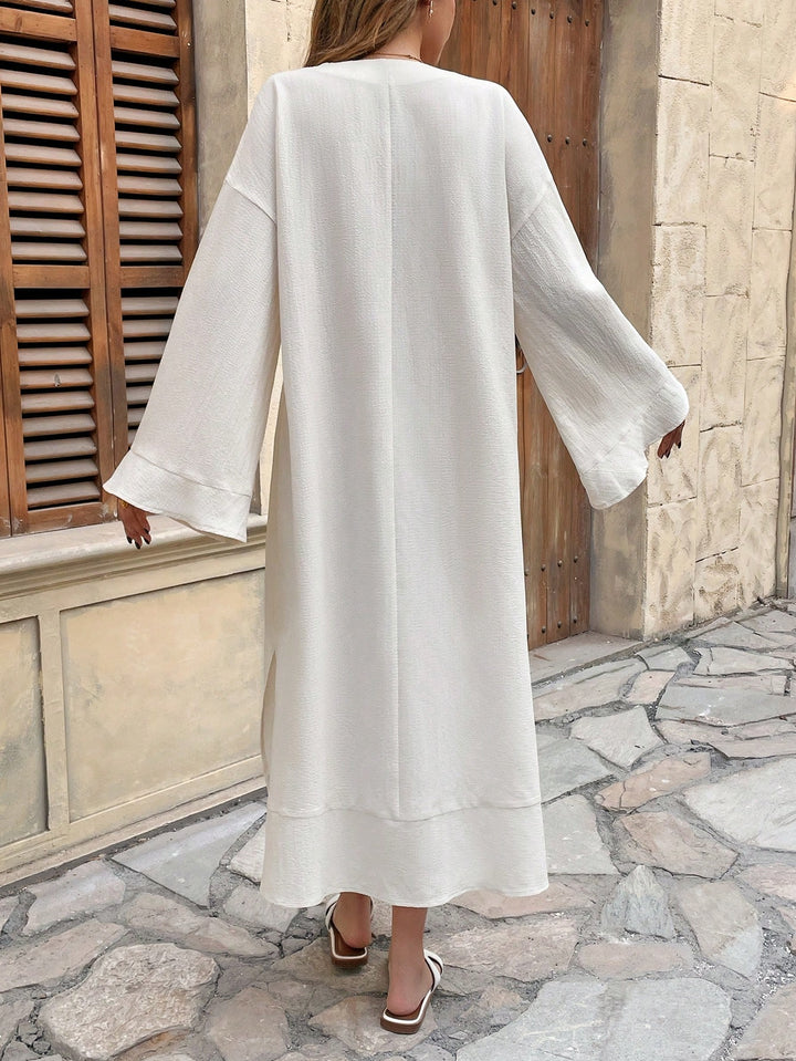 Rochie maxi SHEIN, crem